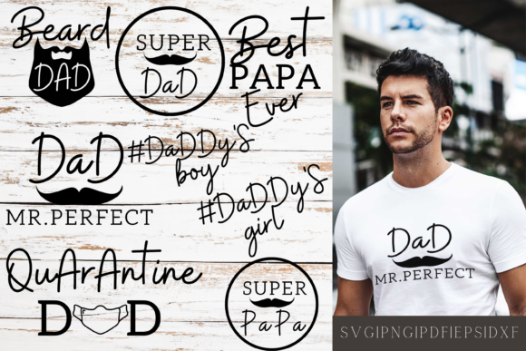 Father's Day Mini T-Shirt Design Bundle
