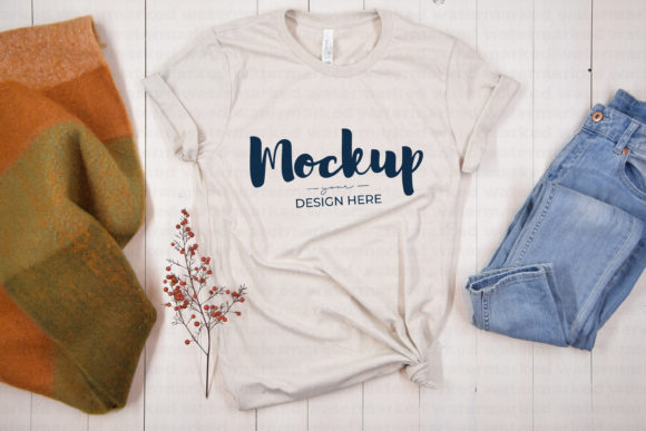Heather Dust Shirt Mockup for Graphic T-Shirts