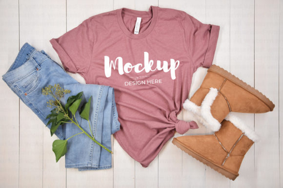 Heather Mauve T-Shirt Mockup Review