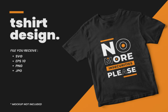 No More Modern Quotes T Shirt Design