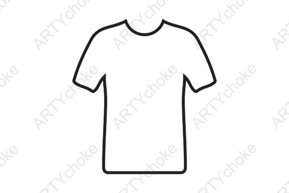 Tshirt Blank Mockup. SVG File