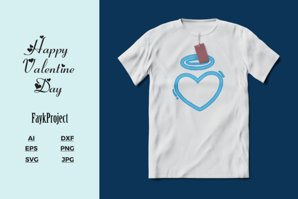 Valentines Day Mockup T-shirt Arts: Graphics and Illustrations for Creative Design